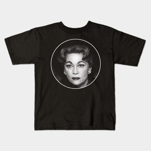 Joan Crawford - Mommie Dearest Kids T-Shirt by SYNDICATE WORLD